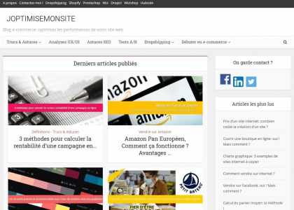 Joptimisemonsite blog e-commerce
