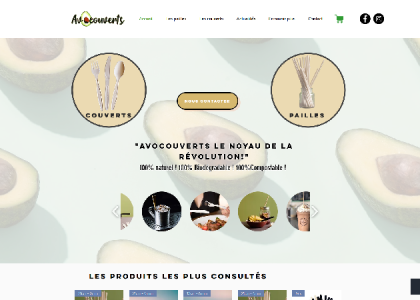 Avocouverts : Pailles et couverts biodégradables en noyau d'avocat 