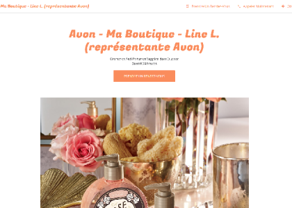 Avon - Ma Boutique - Line L. (représentante Avon)