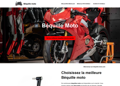 Béquille moto