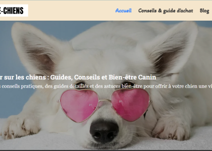Blog Boutique Chiens – conseils et informations pour le bien-être de votre chien.