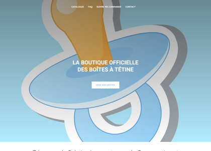 Boîte à tétine