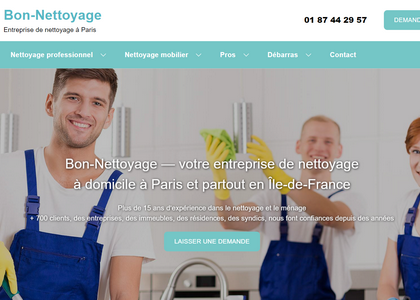 Bon-Nettoyage - Entreprise de nettoyage à Paris