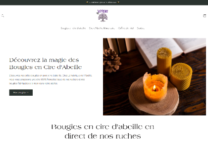 Bougies en Cire d'Abeille
