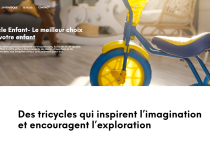 Tricycle pour Enfant
