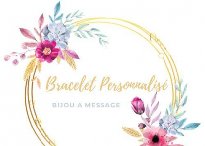 Bracelet personnalisé et cadeaux personnalisés avec des messages