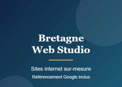 Bretagne Web Studio, création de sites internet sur-mesure