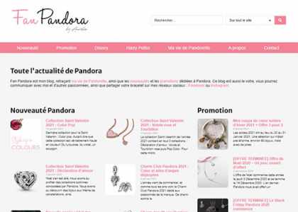 Fan Pandora by Aurélie, le blog
