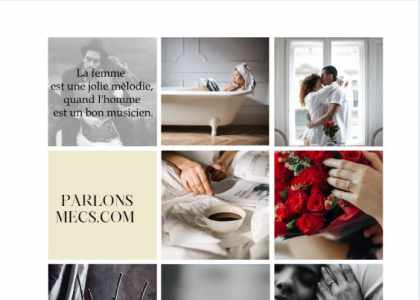 Parlons Mecs, le site qui parles aux Hommes