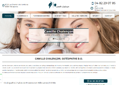Camille Chalençon - Ostéopathe à Salon de Provence 