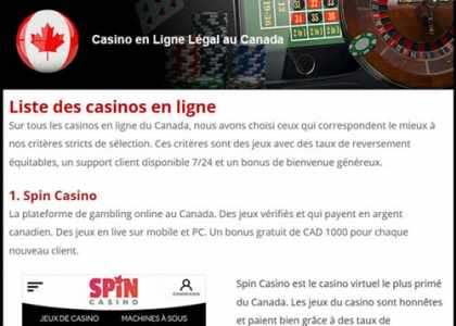 Casino Montréal au Québec