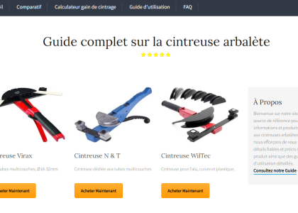 cintreuse arbalète