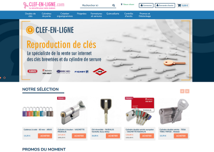 Clef en ligne