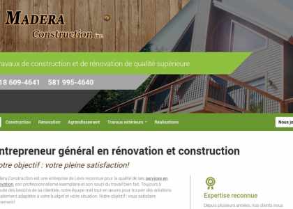 entrepreneur rénovation et construction Lévis 