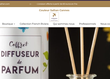 boutique en ligne couleur safran Cannes