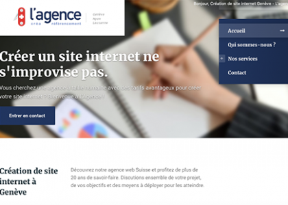 Agence de création de site internet à Genève et en Suisse