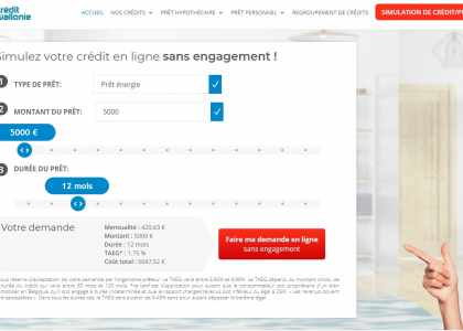Crédit Wallonie - Prêt hypothécaire