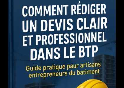 Rédaction d'un devis clair et professionnel 
