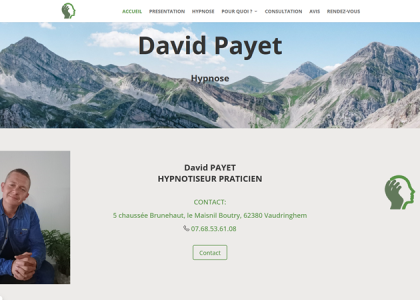 David Payet - Praticien certifié en hypnose