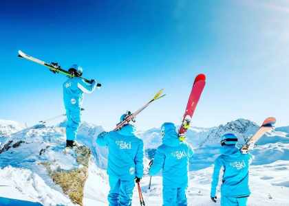 Cours de ski collectif LES BATONS