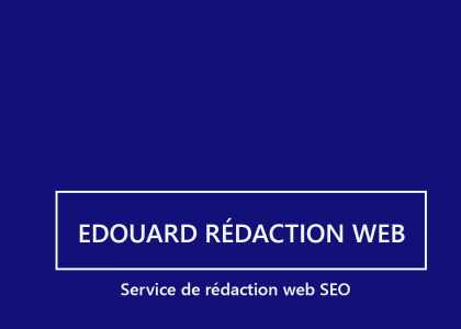 Service de rédaction web SEO