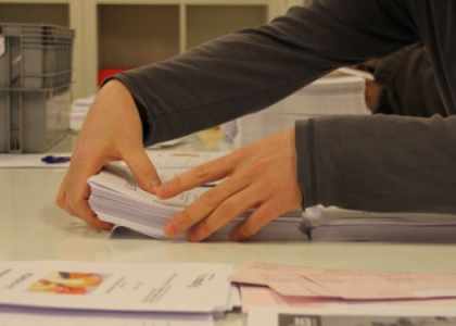 Emballage de flyers
