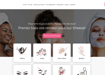 Sheezel - Coiffure et service esthétique à domicile 