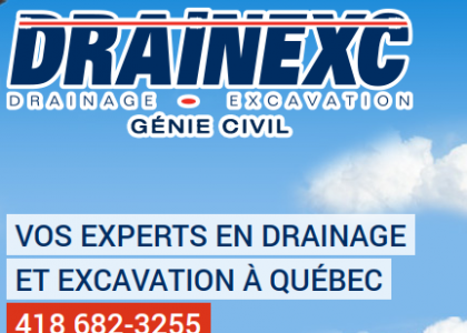 Excavation et drainage, Québec - Drainexc