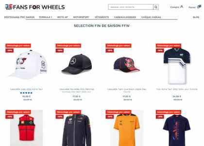FANS FOR WHEELS | Shop Formule 1, Moto GP, Motorsport