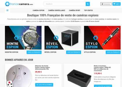 Capture du site