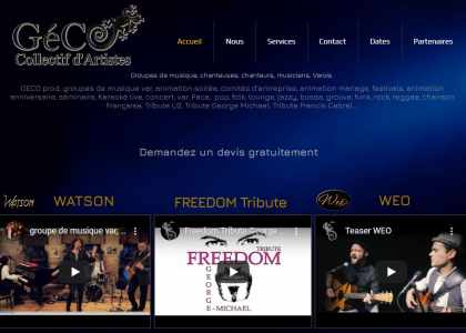Geco prod groupes de musiques Var 