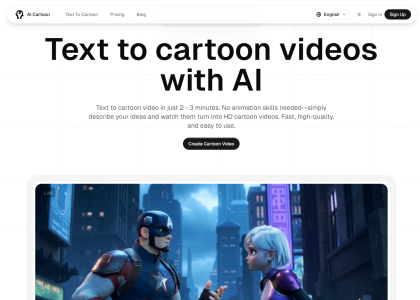 Texte en vidéos dessinées avec l'IA