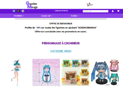 Goodies Manga - Vente de figurines manga et animé