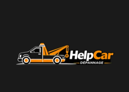Camion de dépannage HELPCAR intervenant sur une voiture à Bruxelles