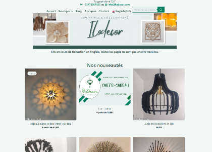 Ilodecor, createur de luminaires et décorations