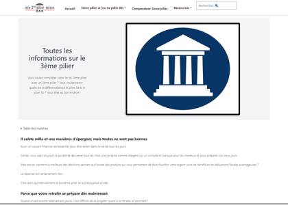 info 3e pilier suisse
