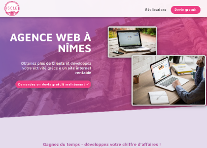 ISCLE - Agence Web à Nîmes