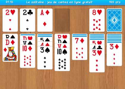 Jeu du solitaire en ligne