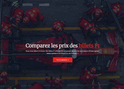 Jour de Course : Comparez les Prix des Billets F1