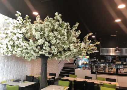 Intérieur du restaurant kick-off à Saint-Denis