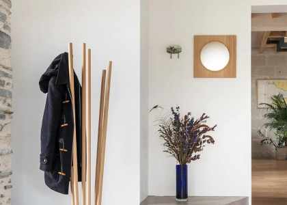 Porte manteau en bois design