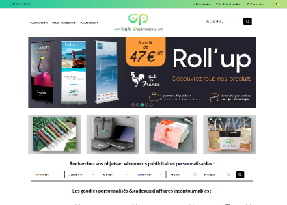 Objets Personnalisables : Goodies, cadeaux d'affaires et vêtements personnalisés.