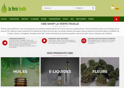 Shop CBD La Verte Feuille