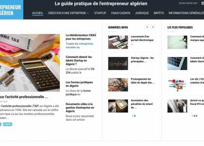L'entrepreneur algérien - Le guide pratique de l'entrepreneur algérien