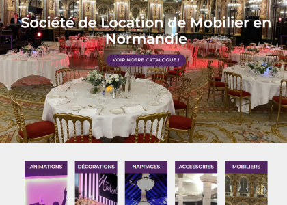 C du Mobilier, Location de mobilier pour tous vos événements
