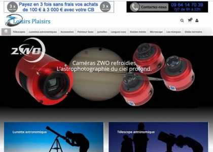 Matériel d'astronomie : télescopes, lunettes astronomiques. Observations des planètes et ciel profond 