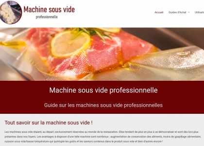machine sous vide pro