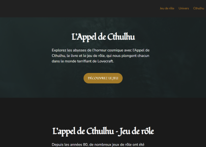 L'Appel de Cthulhu