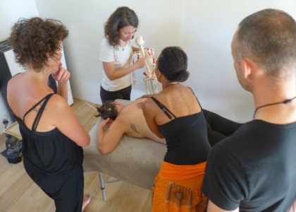 Démonstration Formation massage
