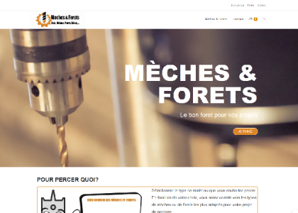 Meches et forets : mèches et d'accessoires de perçage